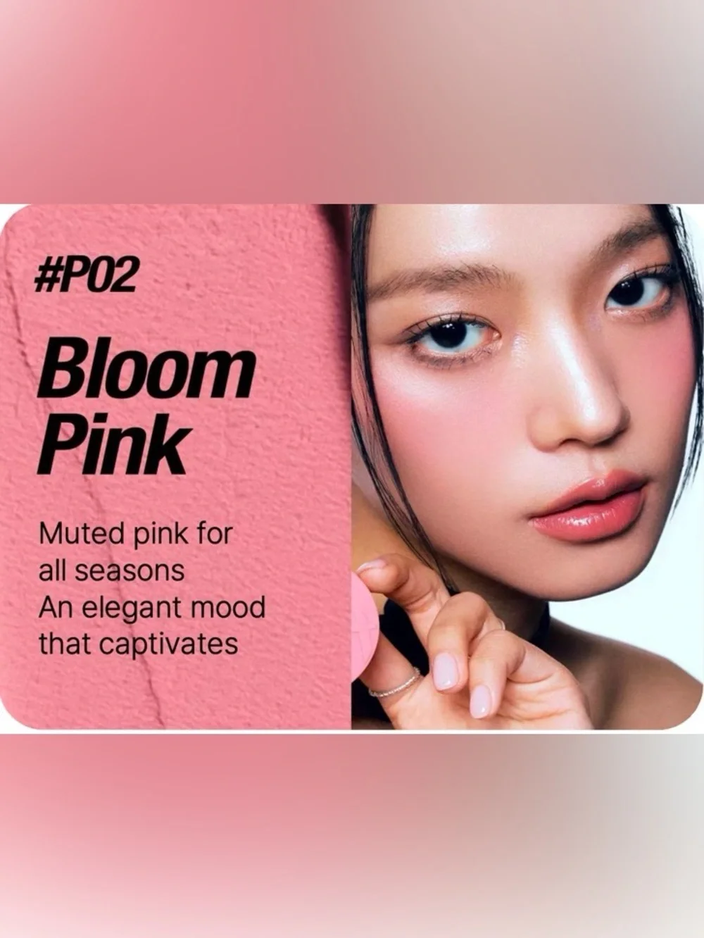 Bloom Pink Cream Blush - Muted Pink Finish
